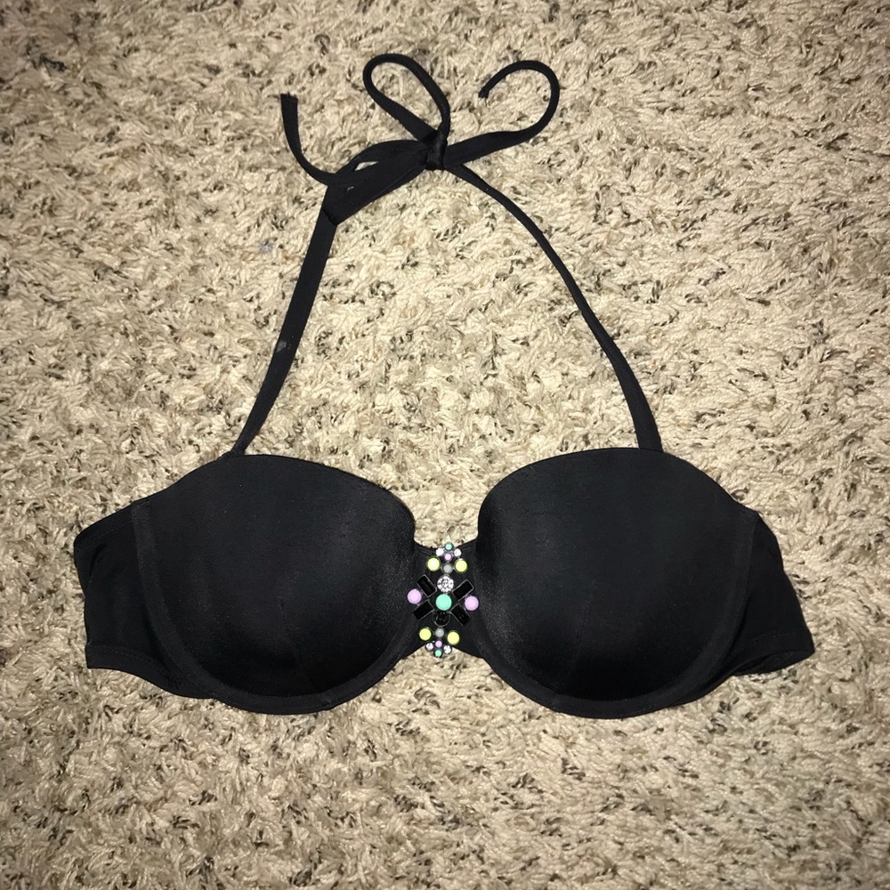 Black bikini top